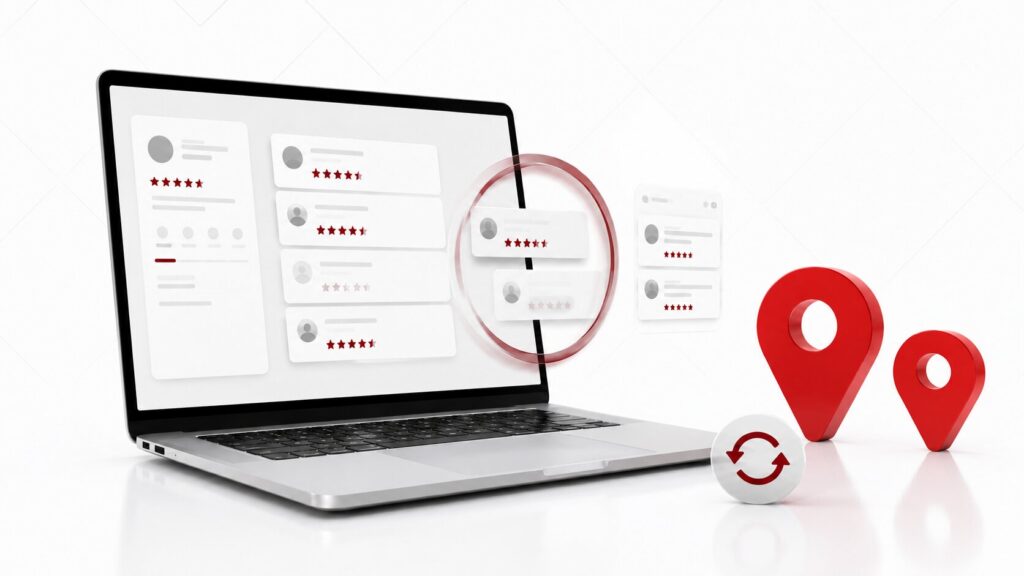 Znikające opinie Google po synchronizacji i scaleniu wizytówek